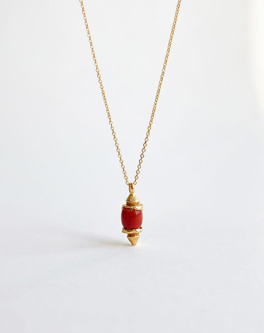 Elise Tsikis Paris Collier Alika rouge