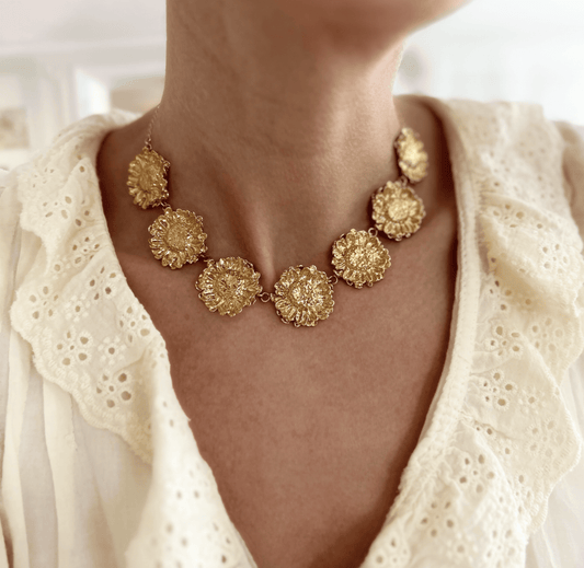 Elise Tsikis Paris Collier Come gold - archive