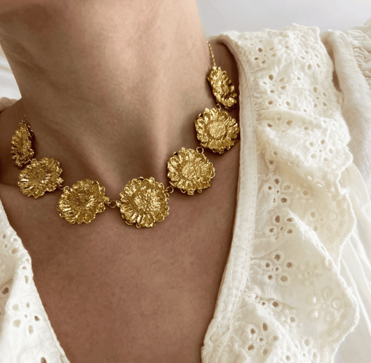 Elise Tsikis Paris Collier Come gold - archive