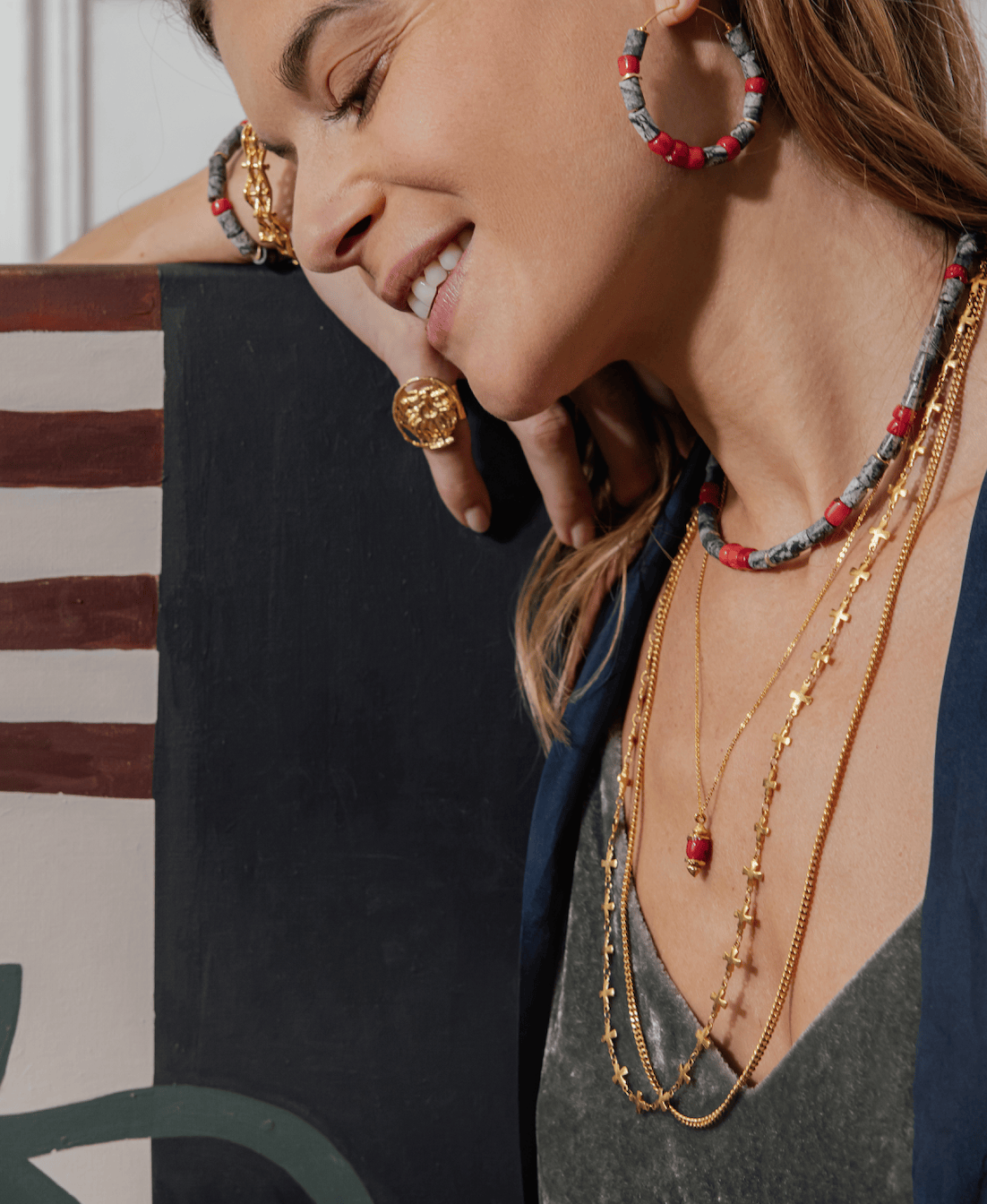 Elise Tsikis Paris Collier Mycene
