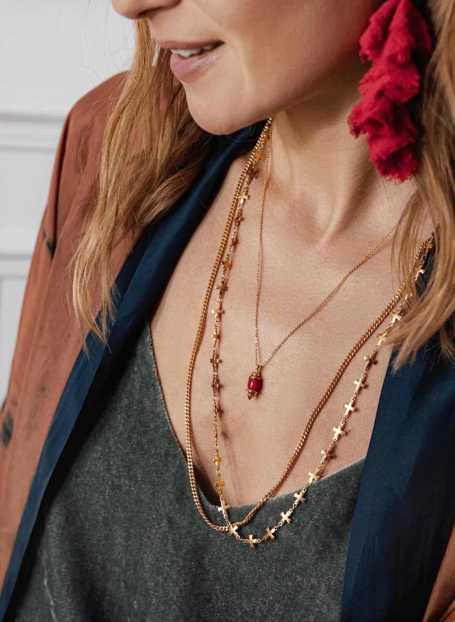 Elise Tsikis Paris Collier Mycene