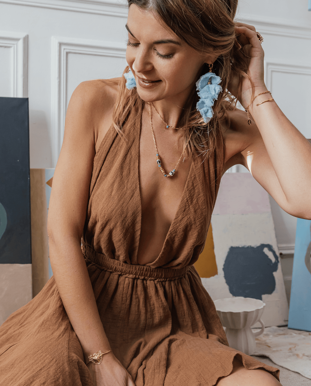 Elise Tsikis Paris Collier Nomia