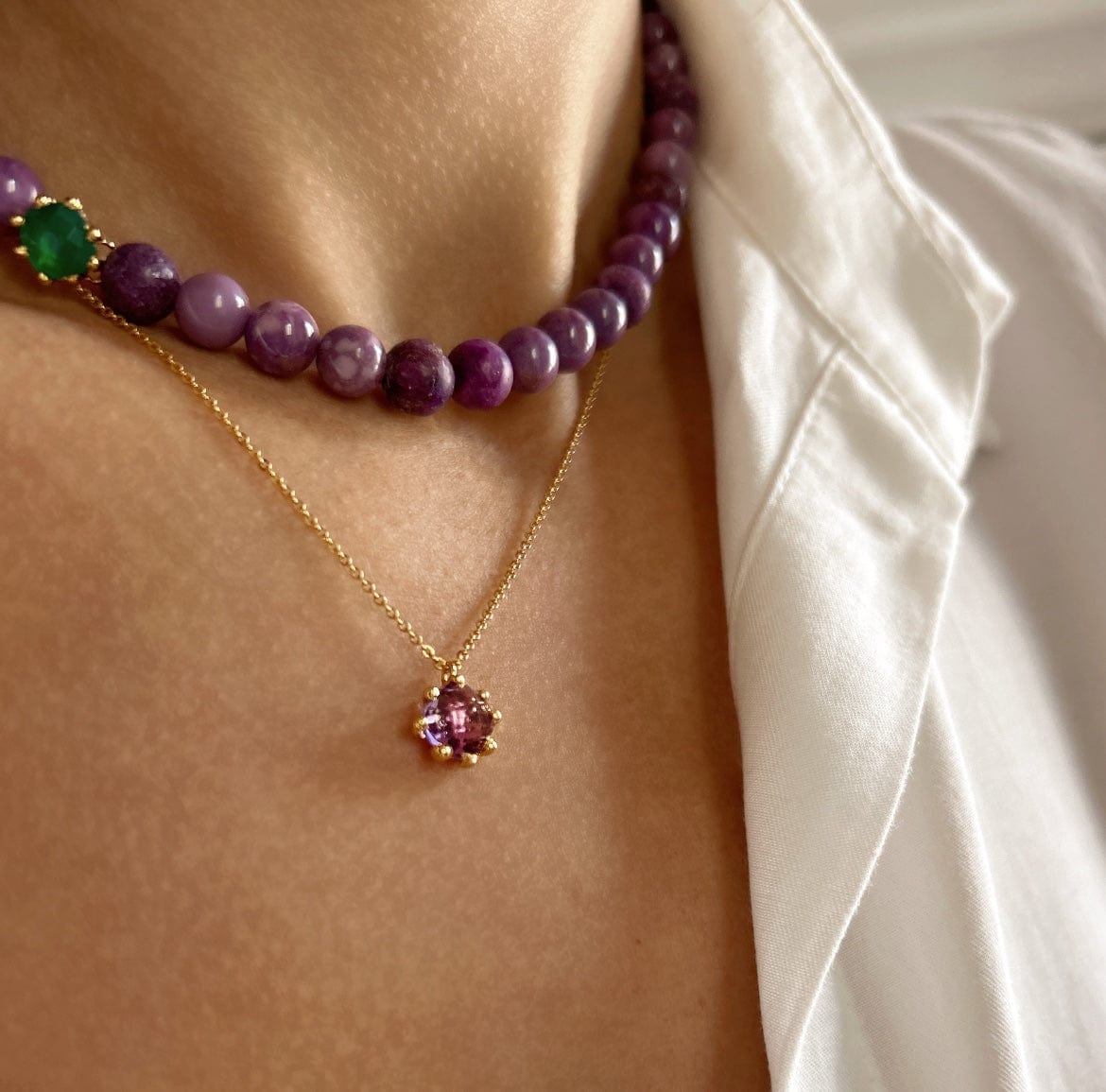 Elise Tsikis Paris Collier Piedra - archive