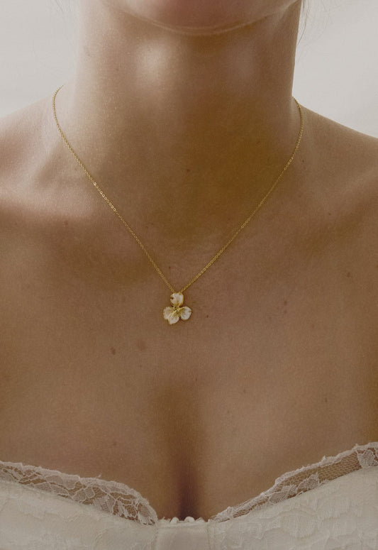 Elise Tsikis Paris Collier Silane émaillé