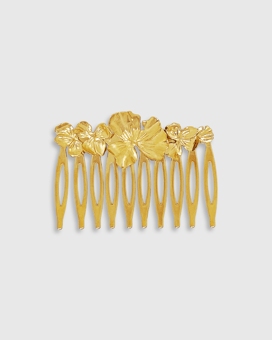 Elise Tsikis Paris Peigne de cheveux Phylakia Gold