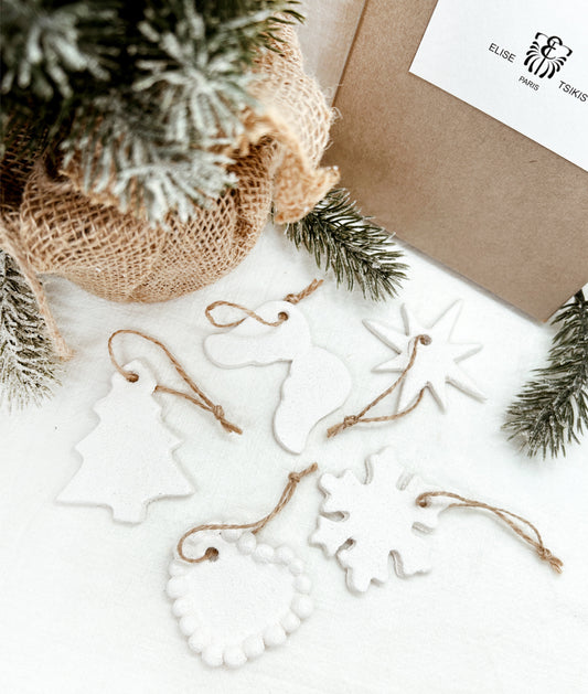 Coffret céramiques de Noël