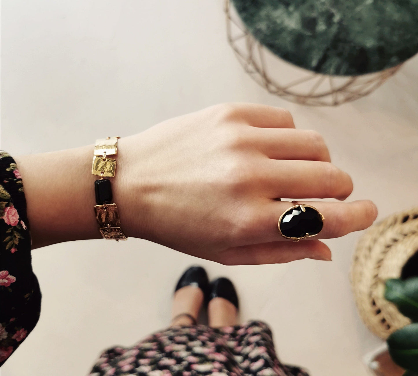 Elise Tsikis Paris Bague Itone Black - archive