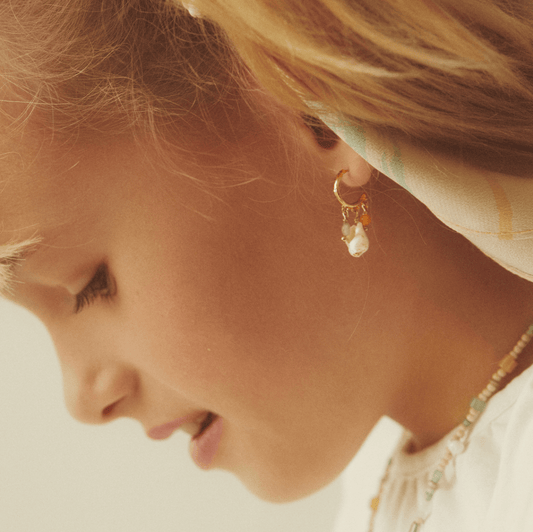 Elise Tsikis Paris Boucles d'oreilles Liriopé