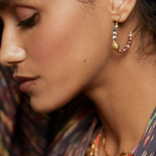 Elise Tsikis Paris Boucles d'oreilles Manzoni - archive