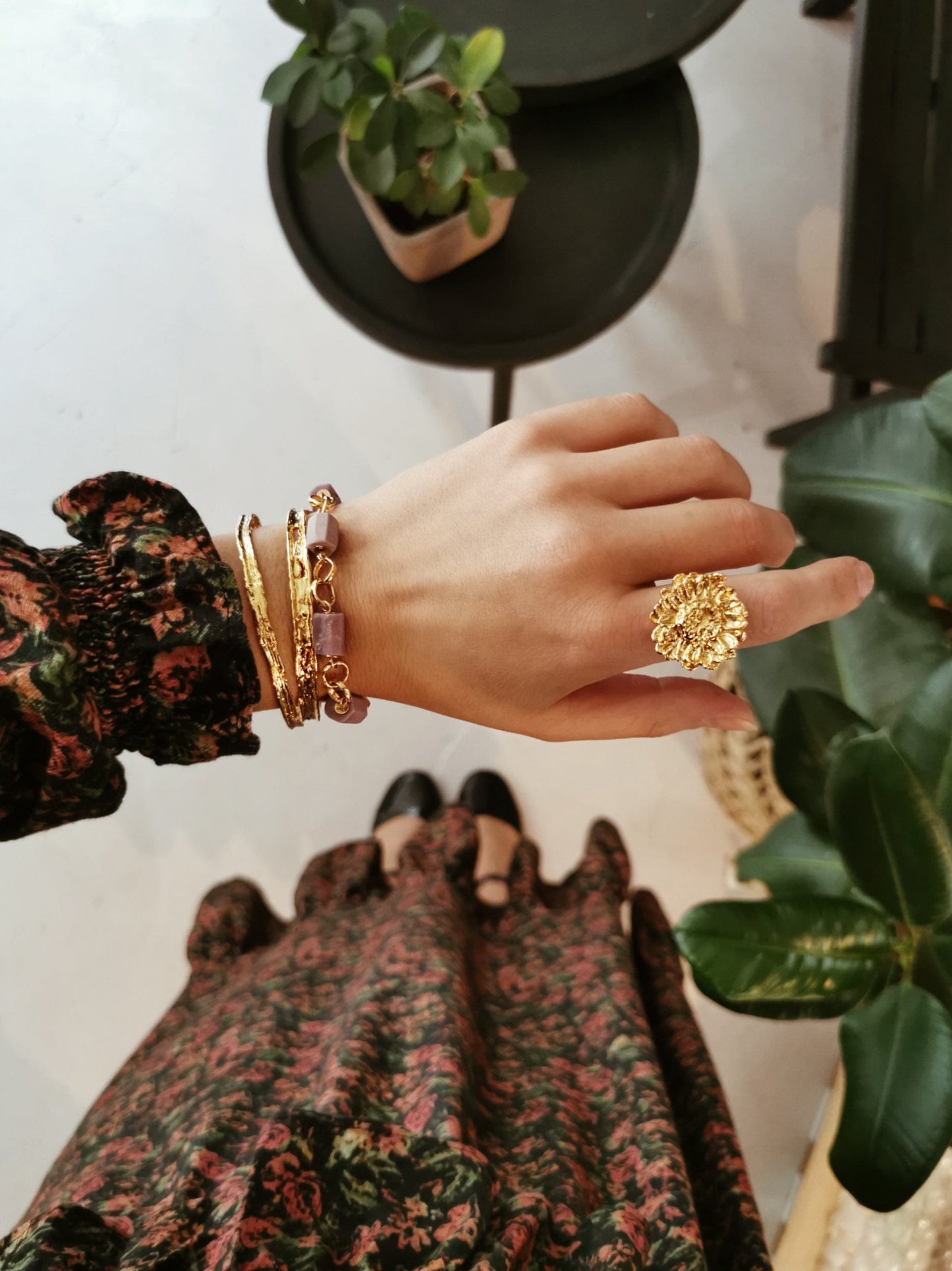 Elise Tsikis Paris Bracelet Janjehli mauve - archive