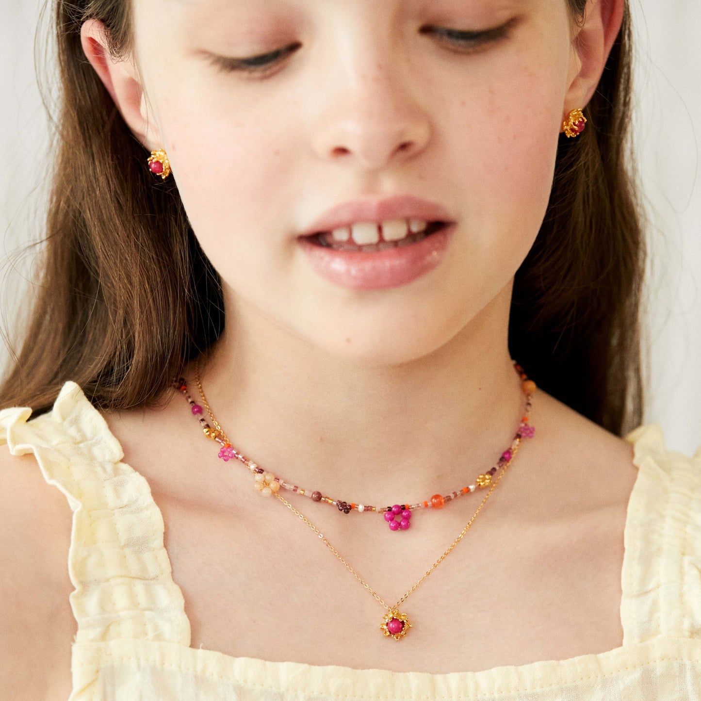 Elise Tsikis Paris Collier Magnolia